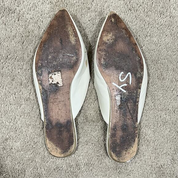 Kurt Geiger London Embellished Olive Eye Mules Beaded Embroidered Size 41 US 10 - Picture 10 of 10